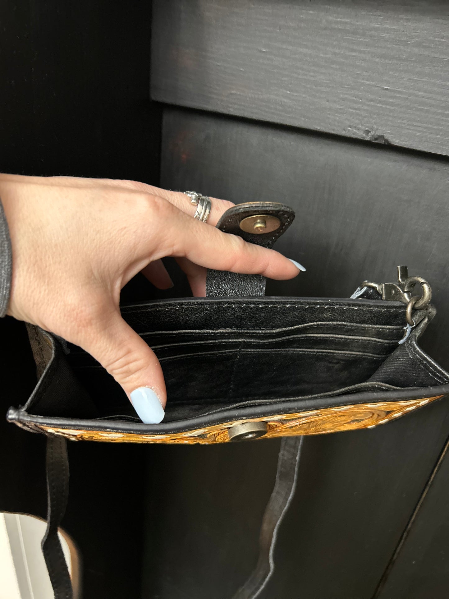 Black Velvet Wallet