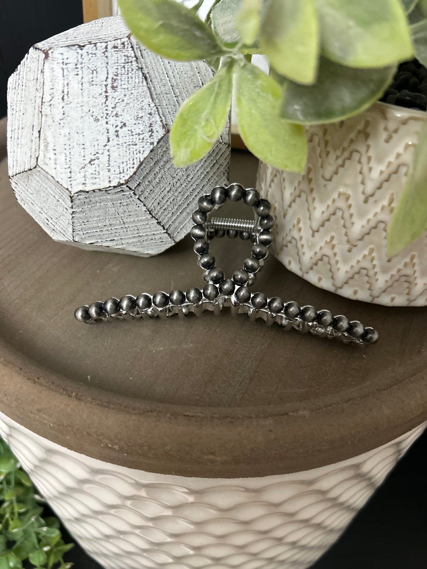 Silver Navajo Clip