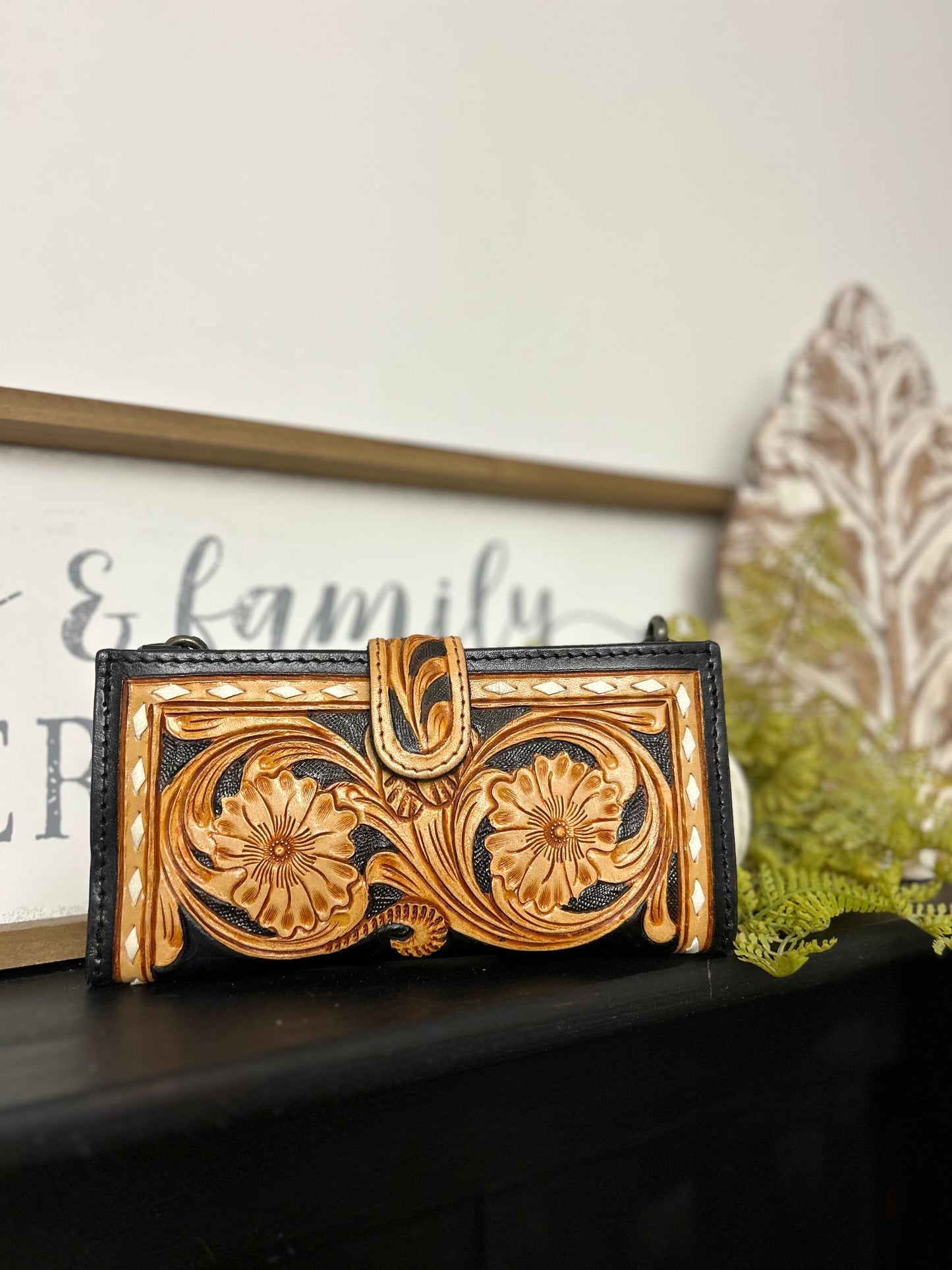 Black Velvet Wallet