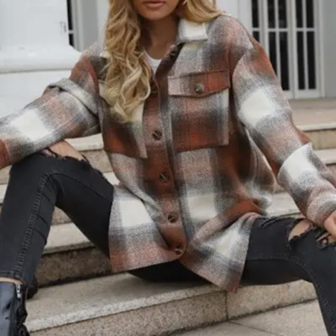 Winter Blues Shacket