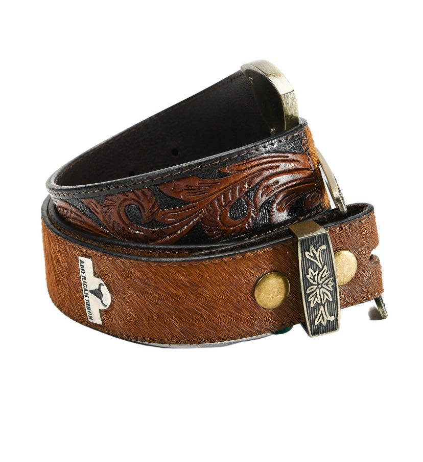 Men’s Cowhide and Leather Belt