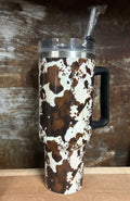 Cow Print Tumbler