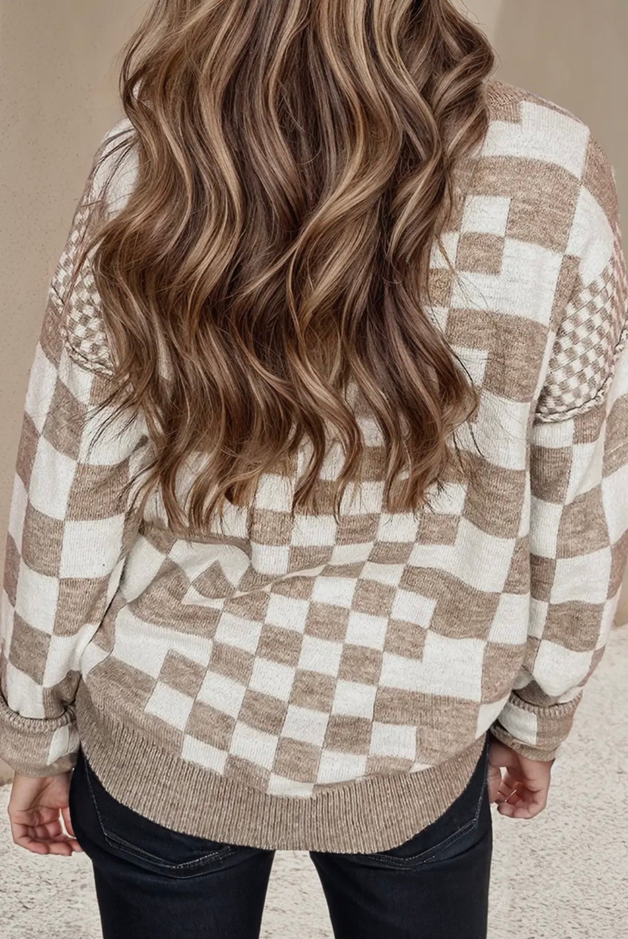 Checker Sweater