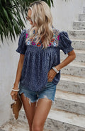 Boho Flower Top