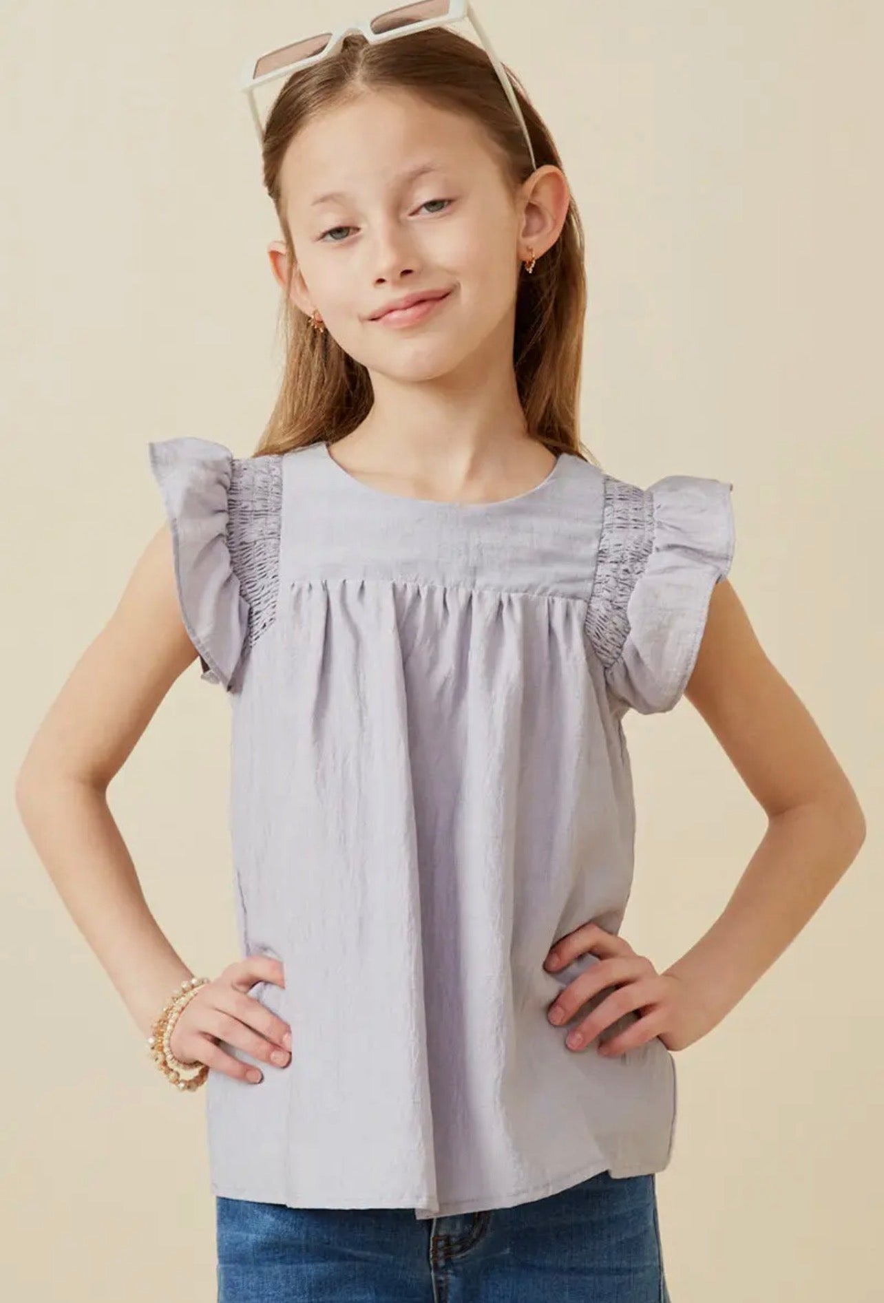 Bit Of Lavender Girls Top