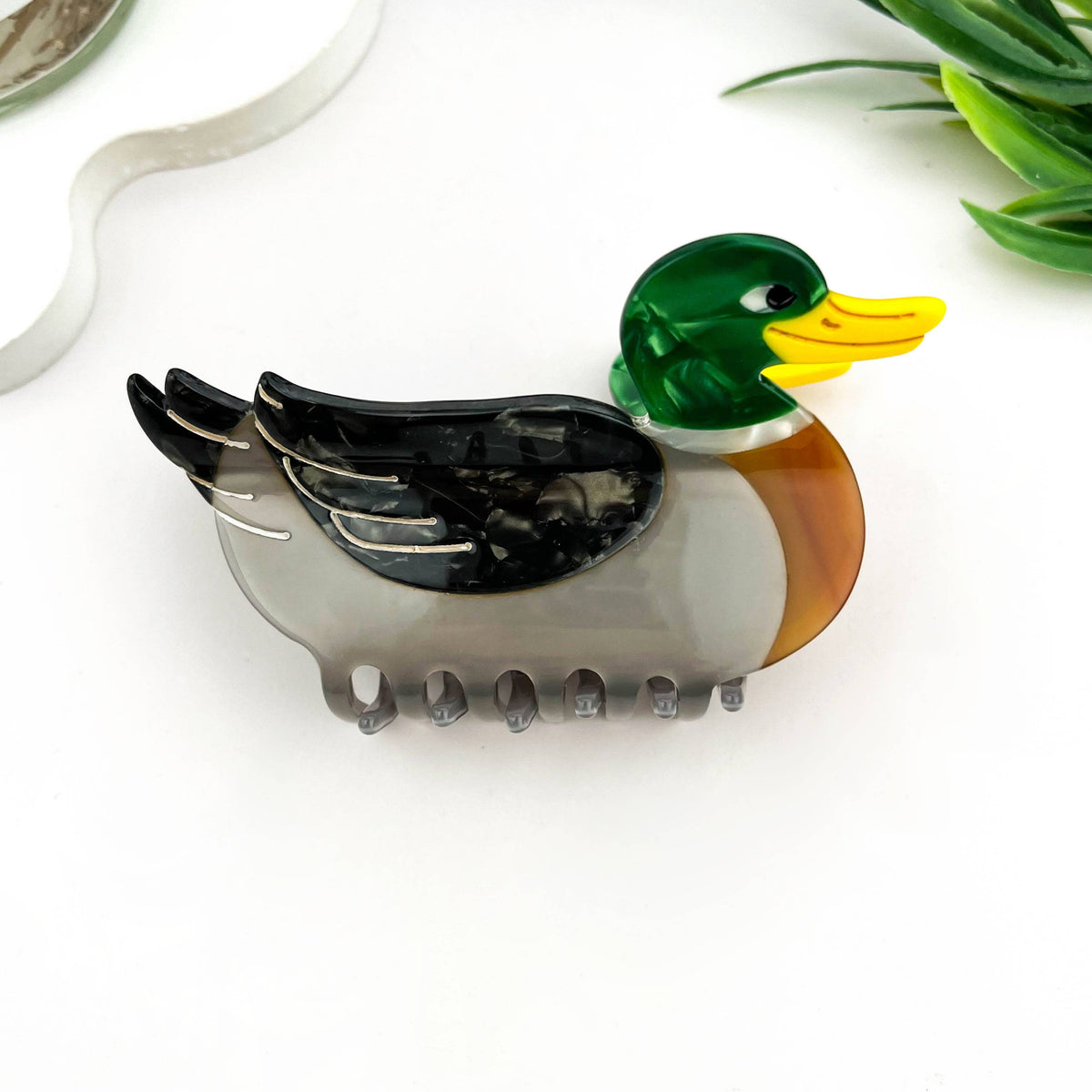 Mallard Duck Hair Clip