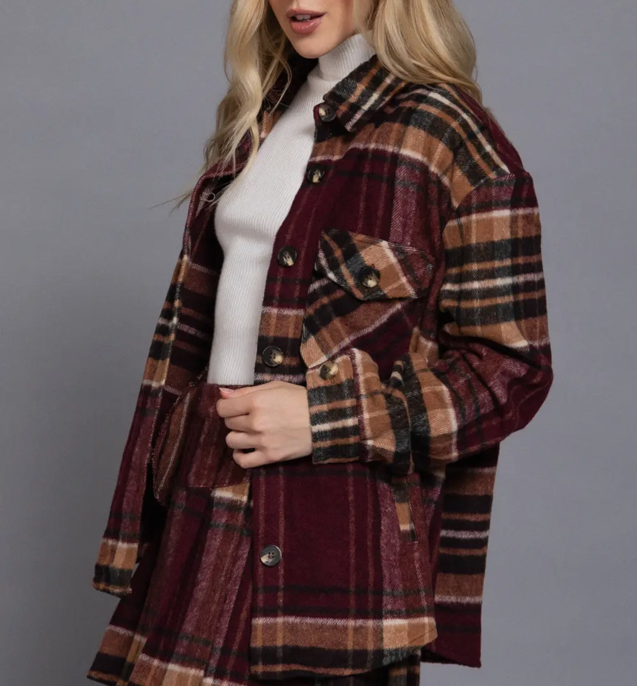 Rustic Warmth Shacket