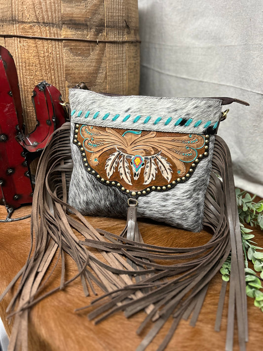 Indian Feathers Handbag