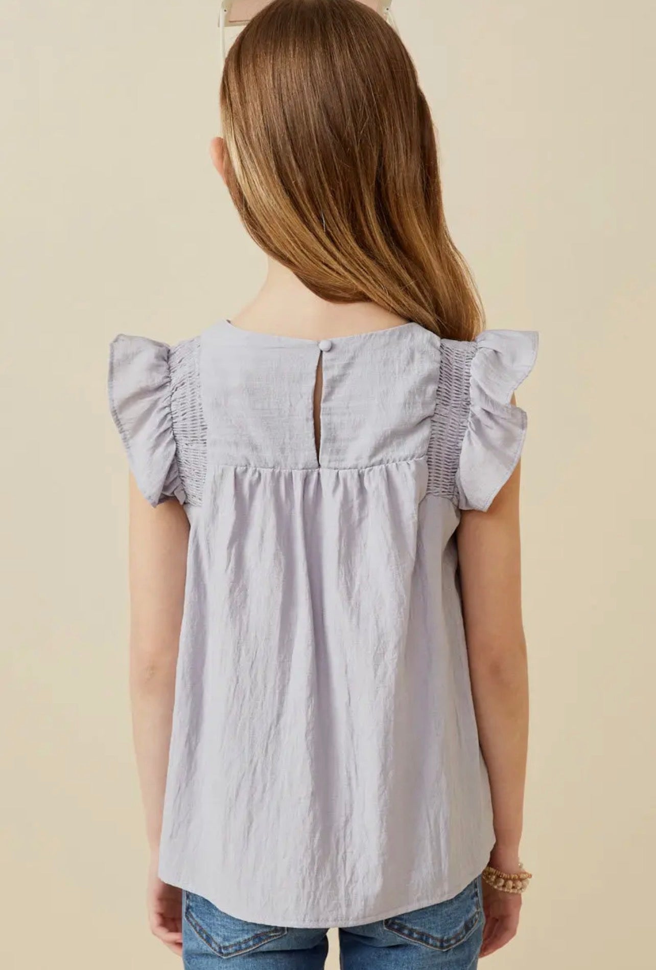 Bit Of Lavender Girls Top