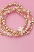 Beautiful Cross Bracelet Set