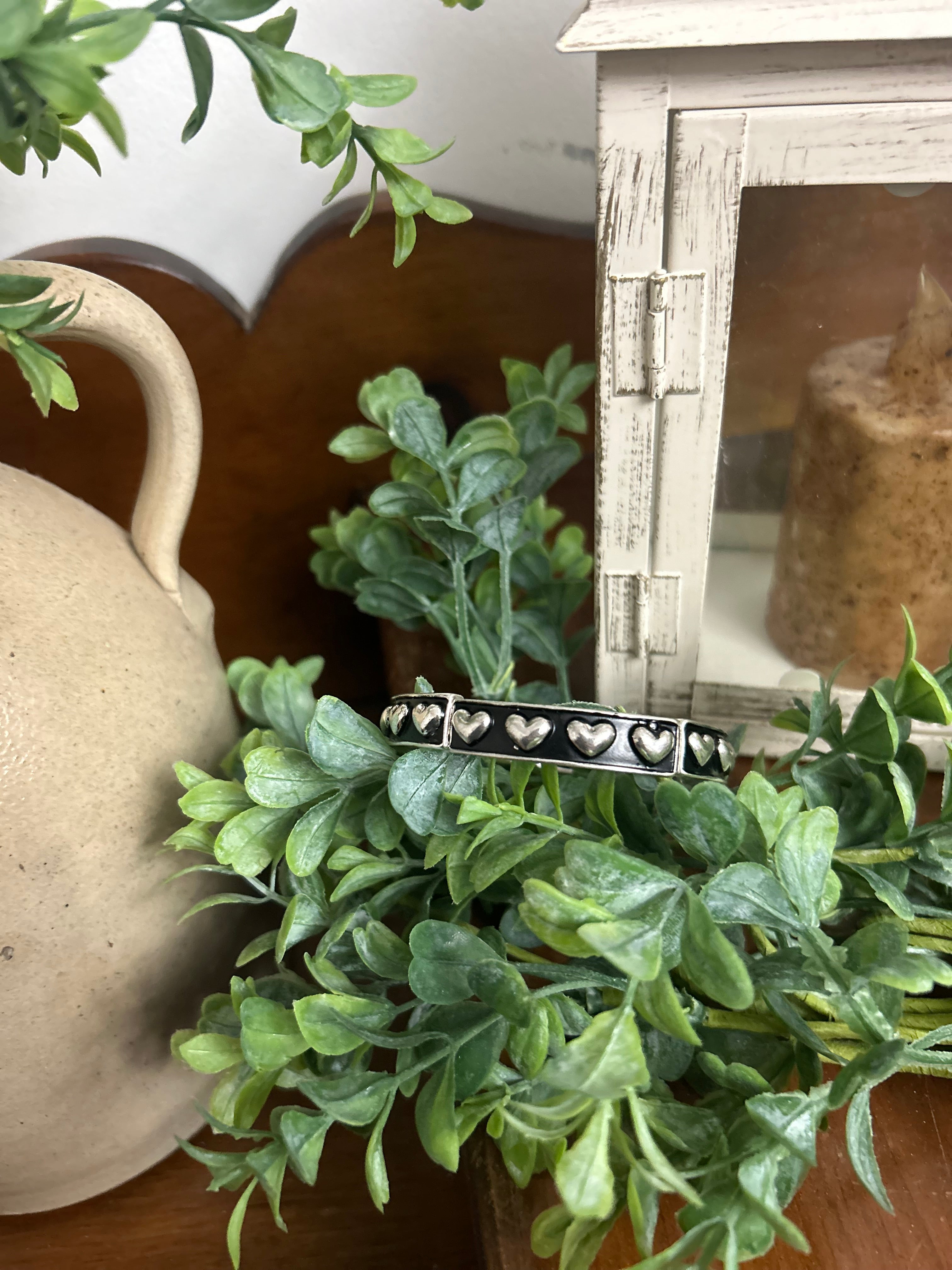 Black Hearts Bracelet