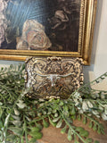 Longhorn Steer Belt Buckle 