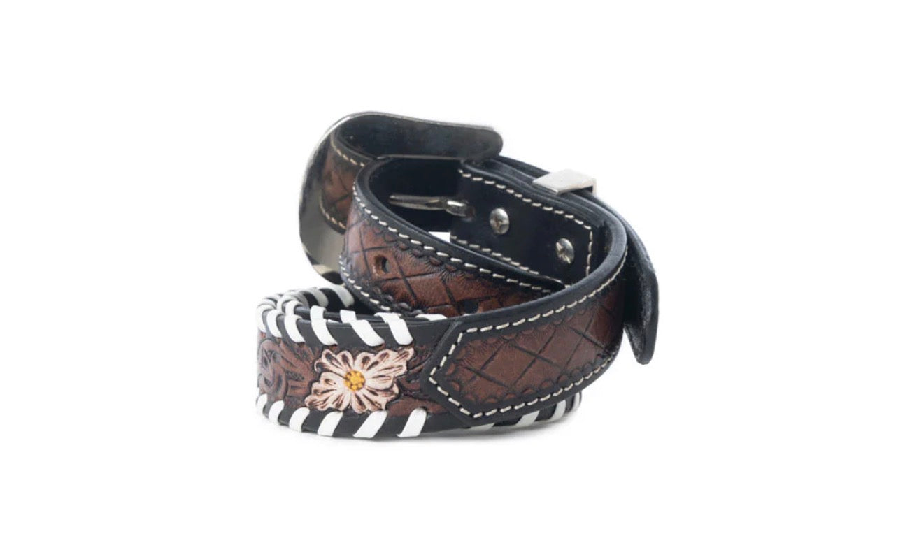 Floral Stitch Belt Girls