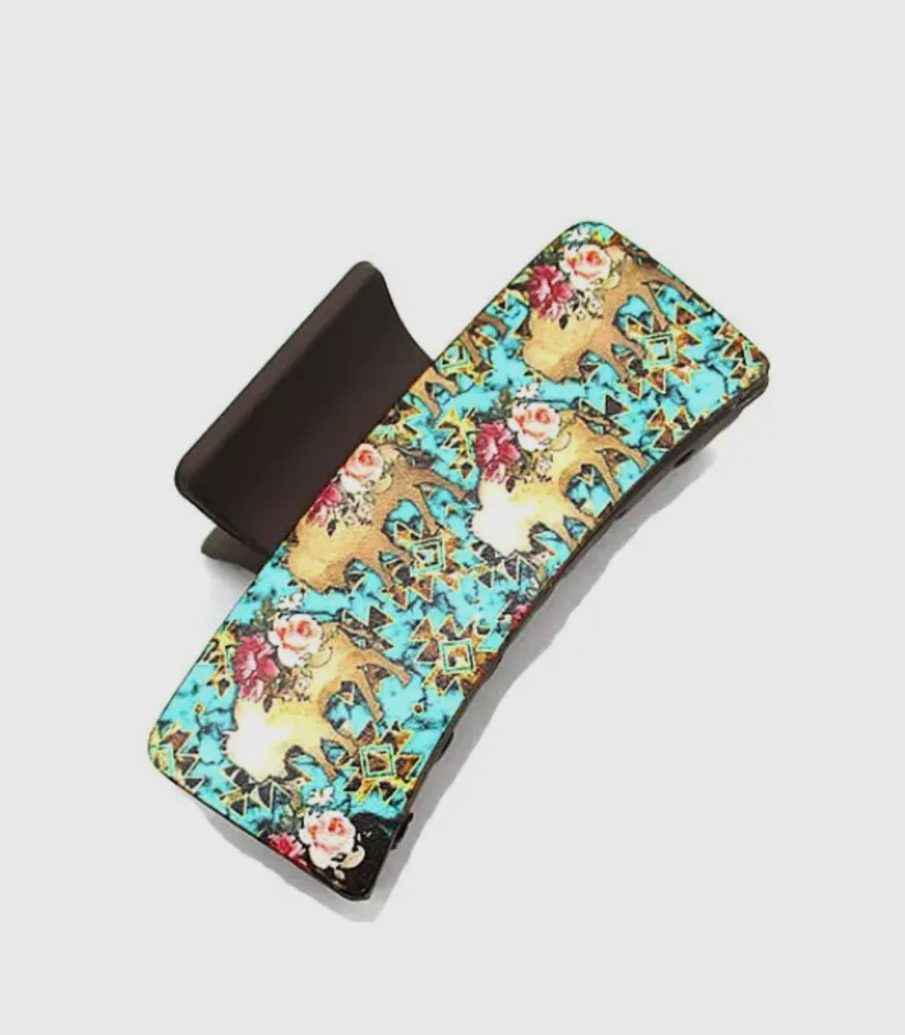 Floral Buffalo Clip