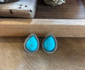 Teardrop Stud Earrings