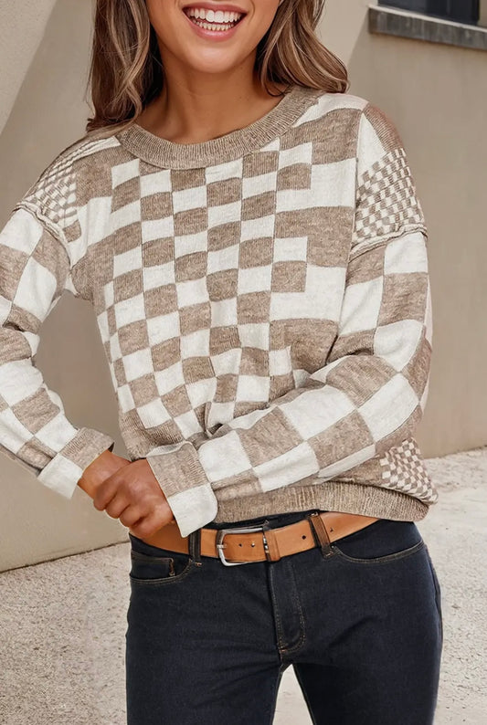 Checker Sweater