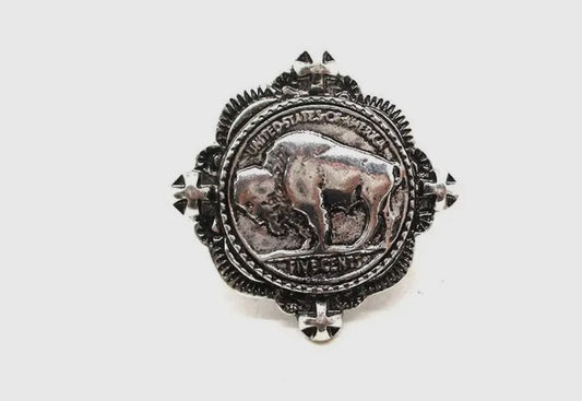 Buffalo Coin Ring