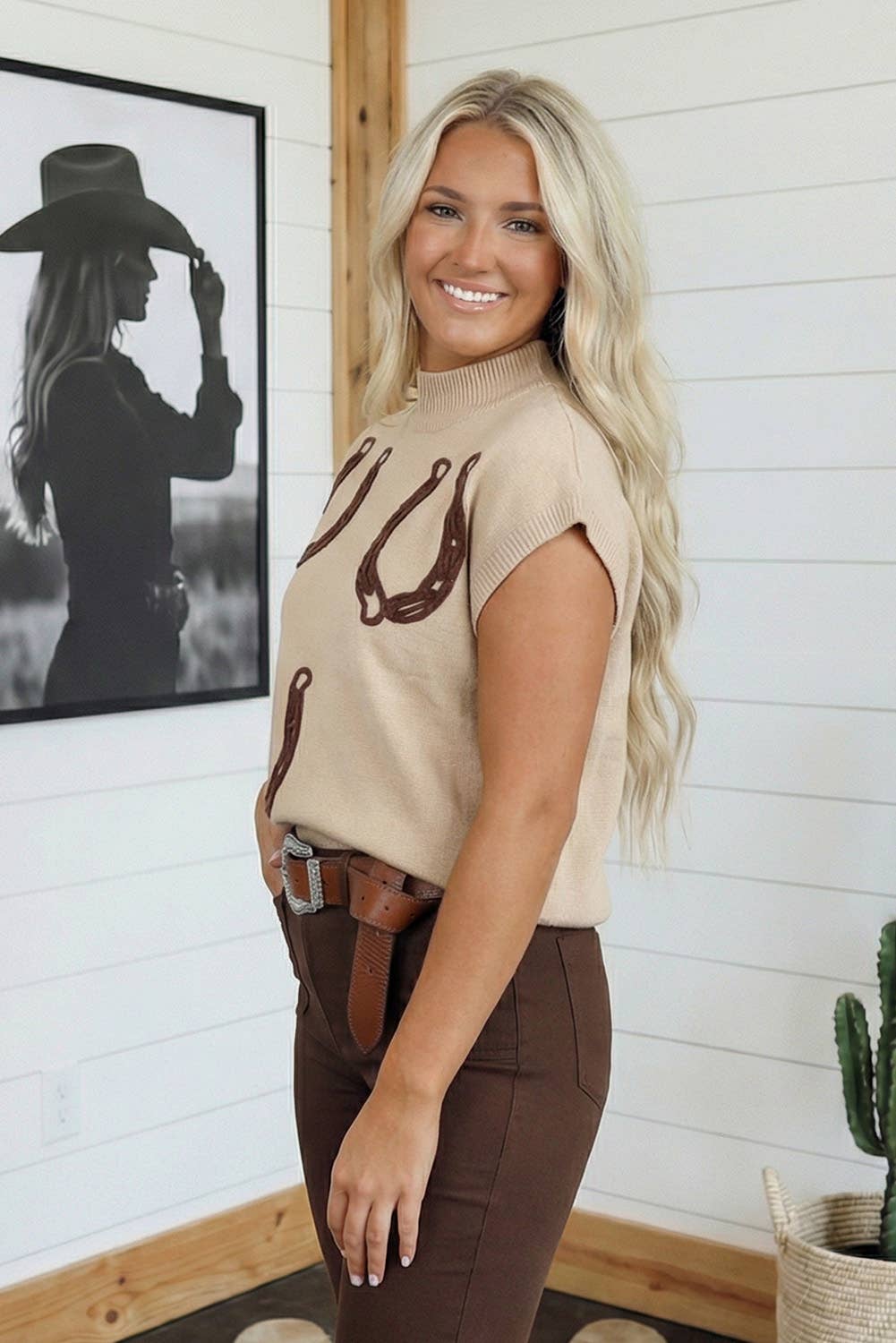 Horseshoe Sweater Vest