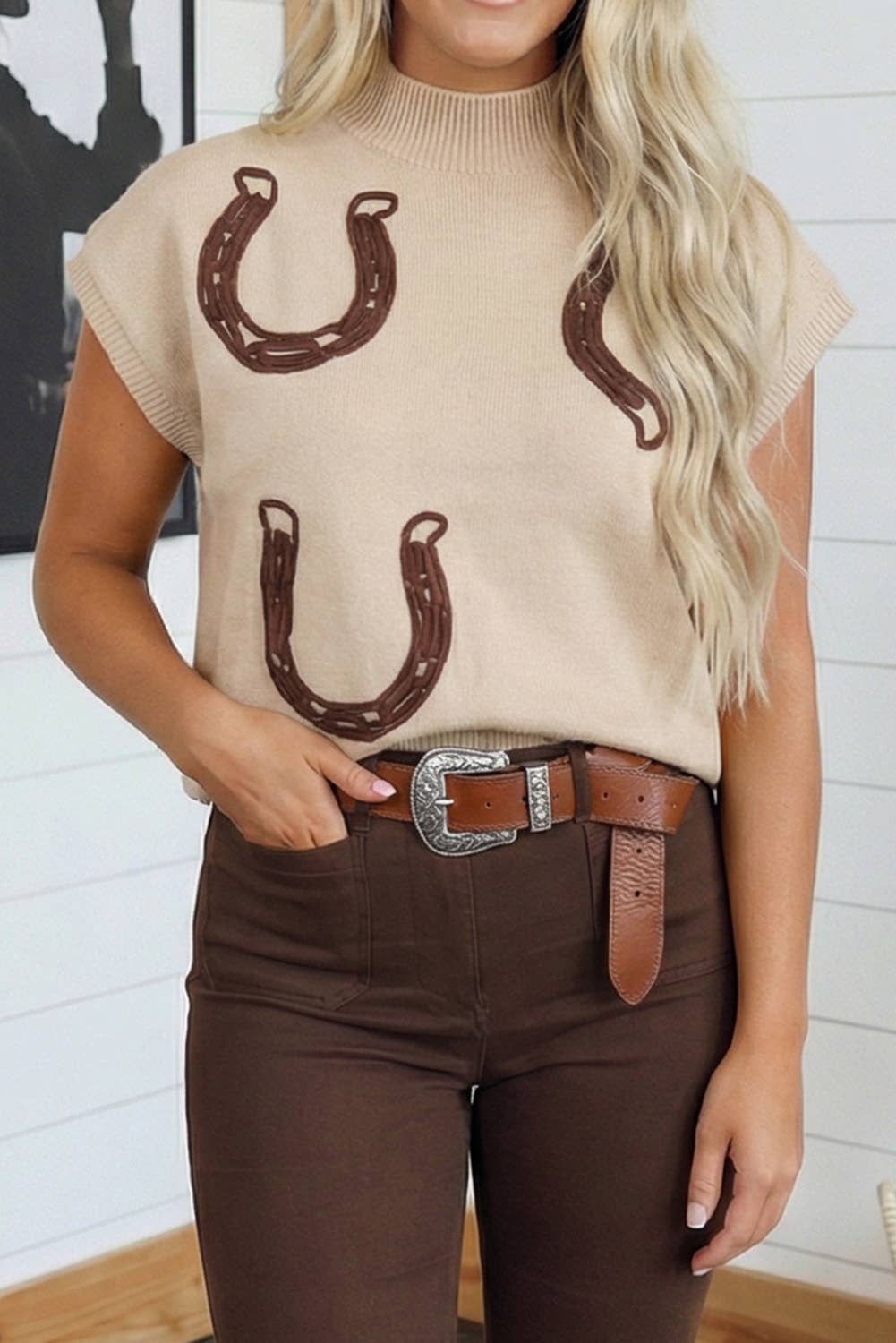 Horseshoe Sweater Vest