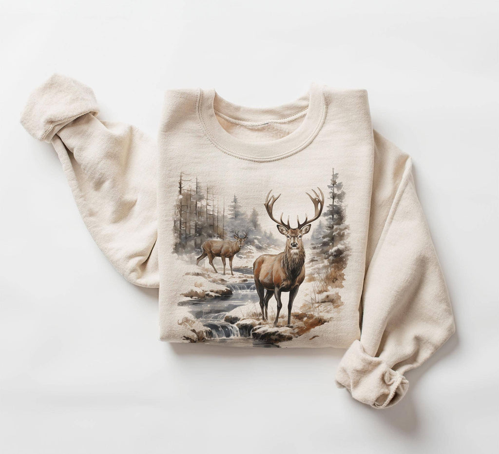 Retro Deer Sweatshirt