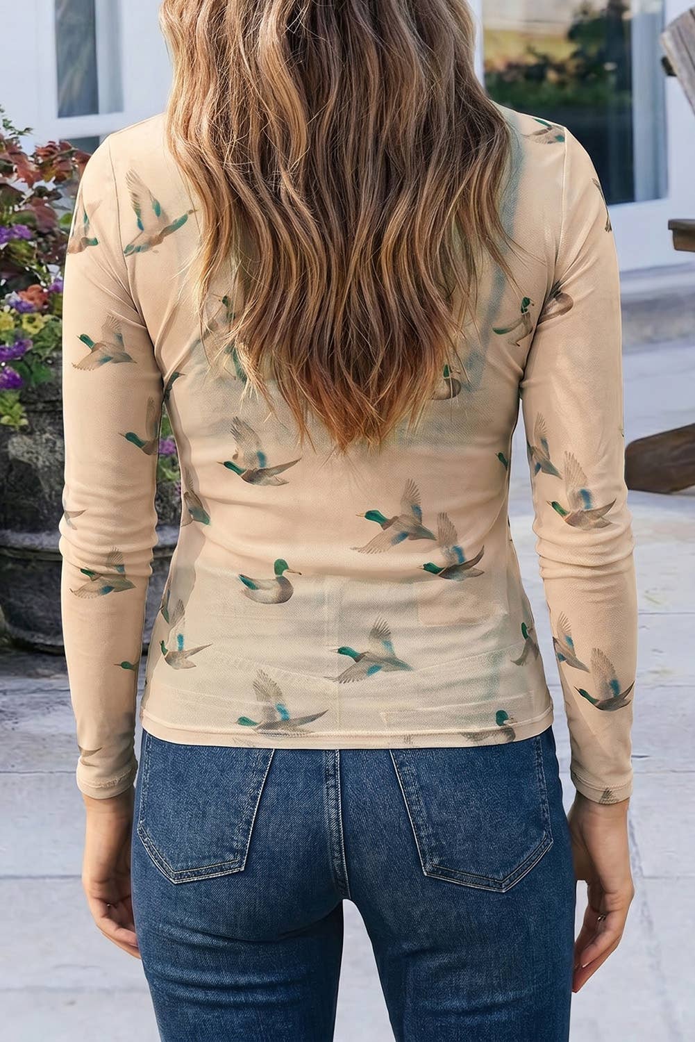 Mallard Mesh Top
