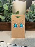 Sparkle Stone Teardrop Earrings
