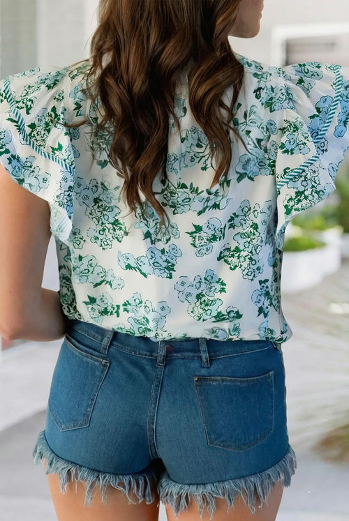 Baby Blues Floral Top