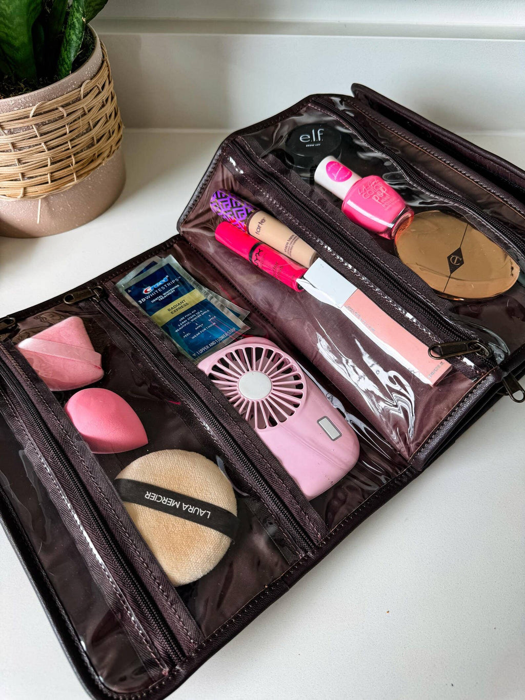 Travel Cowhide Organizer