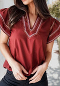 Rust and Feathers Top