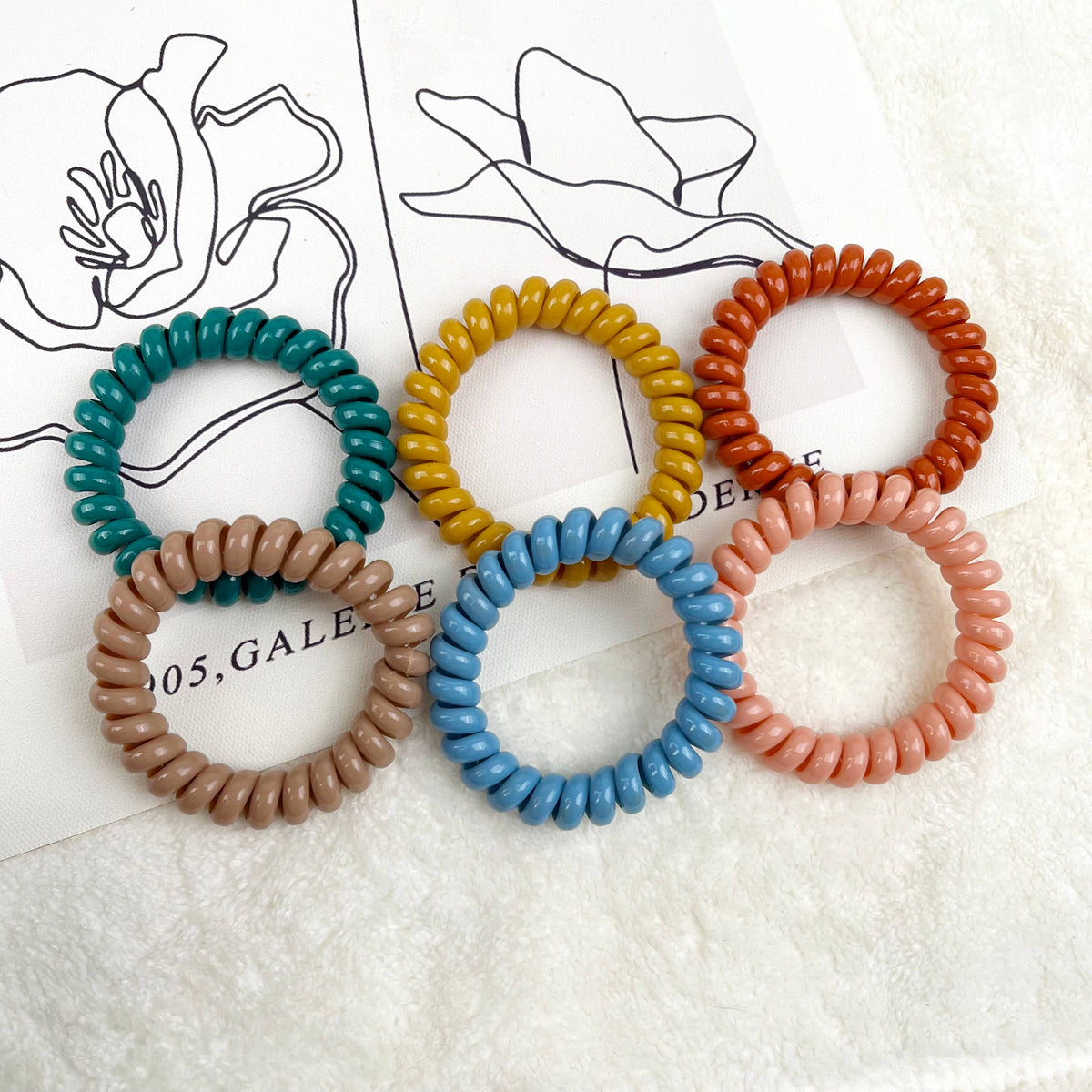 Phone Cord Hair Set