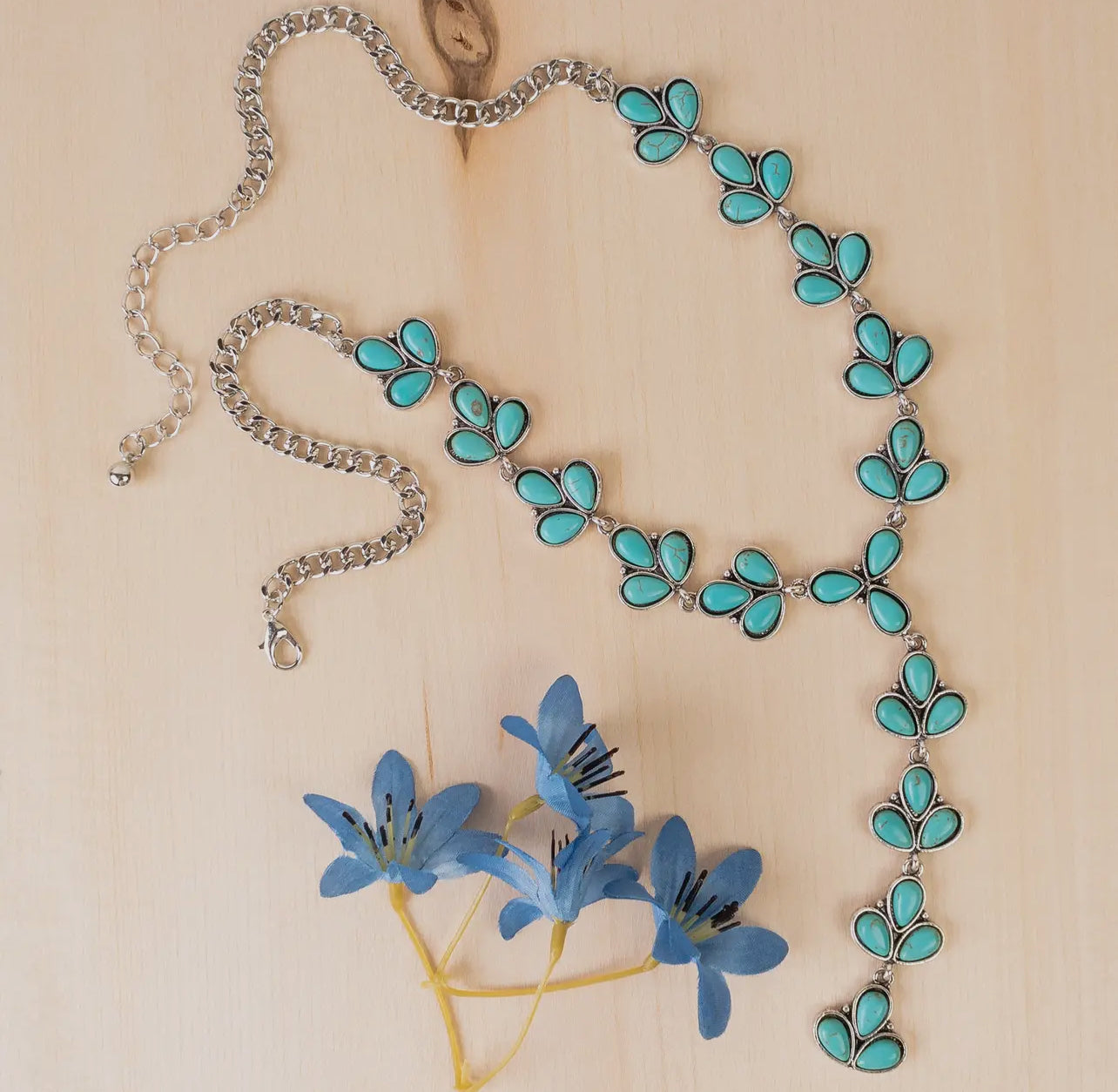 Turquoise Blossom Necklace