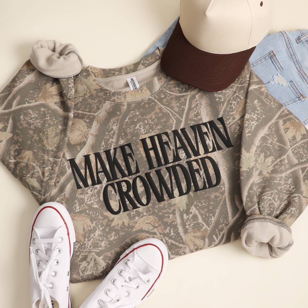 Camo Make Heaven Crowded Sweatshirt