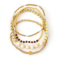 Dainty Cross Bracelet Set