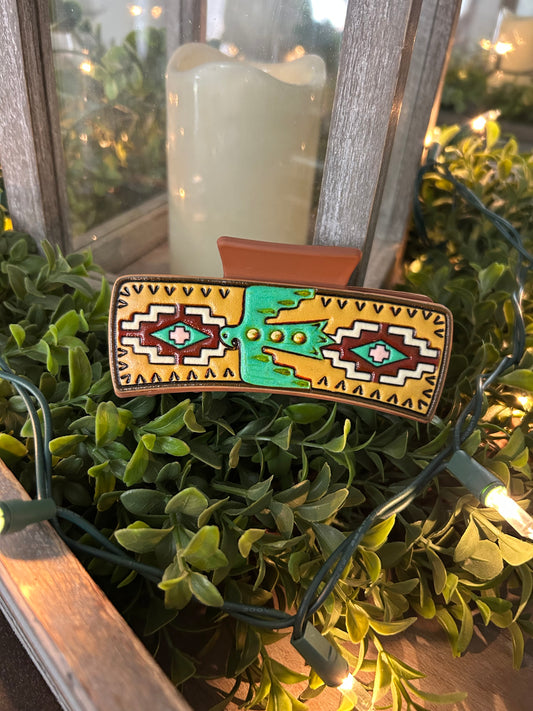 Hand Tooled Claw Clip