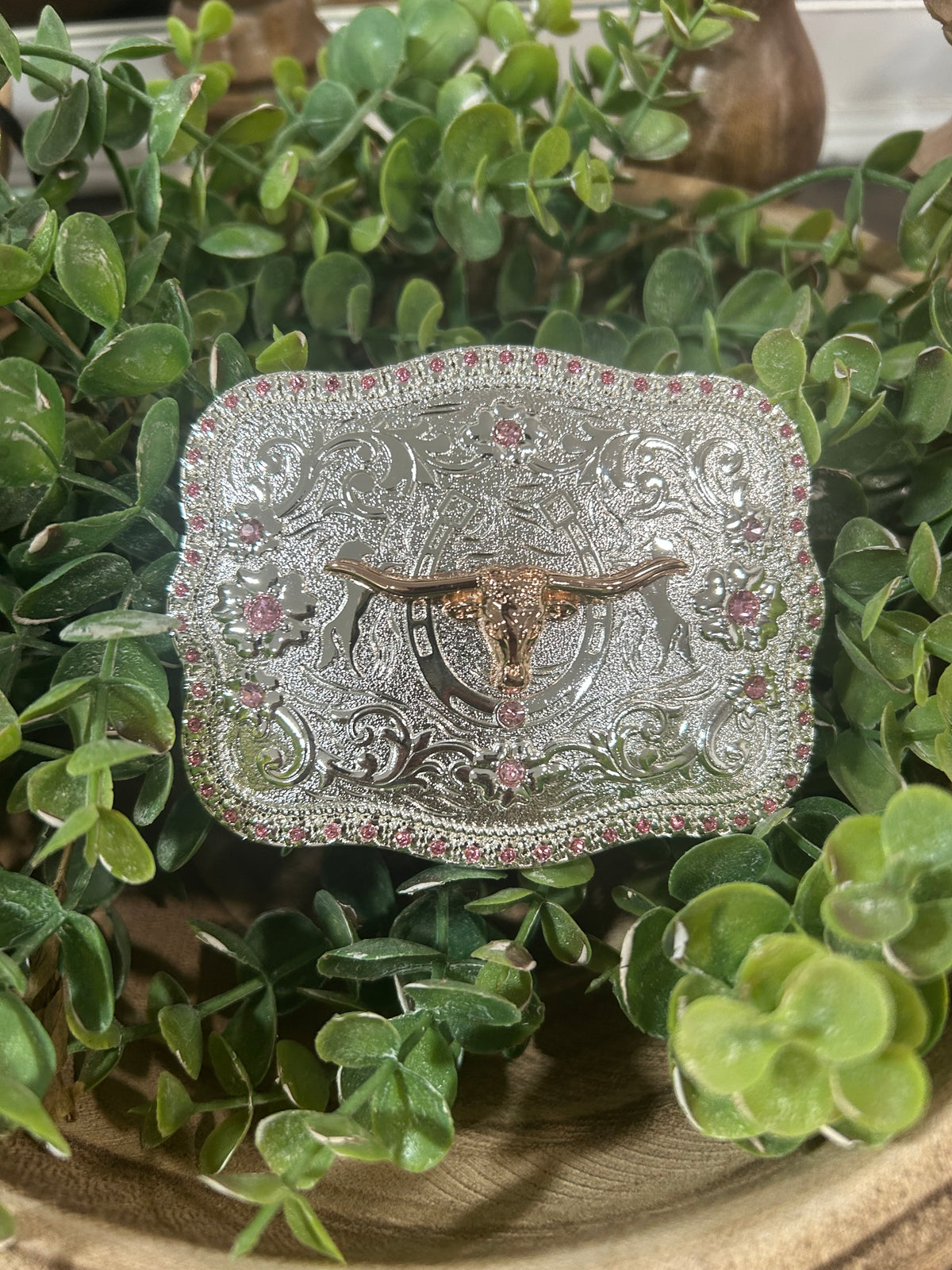Longhorn Steer Belt Buckle