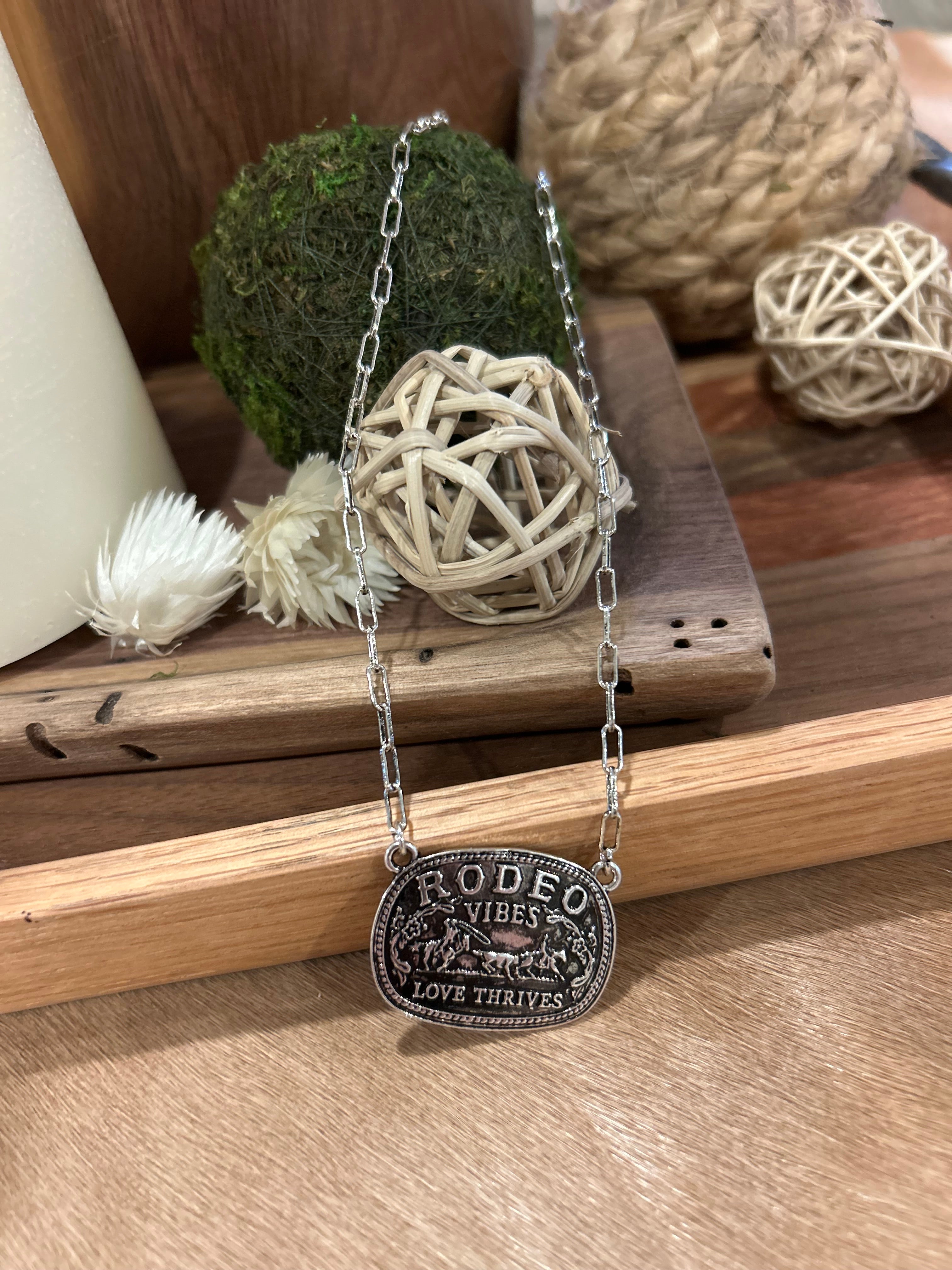 Rodeo Buckle Necklace