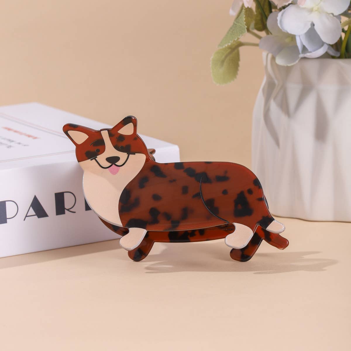 Tortoiseshell Corgi Clip