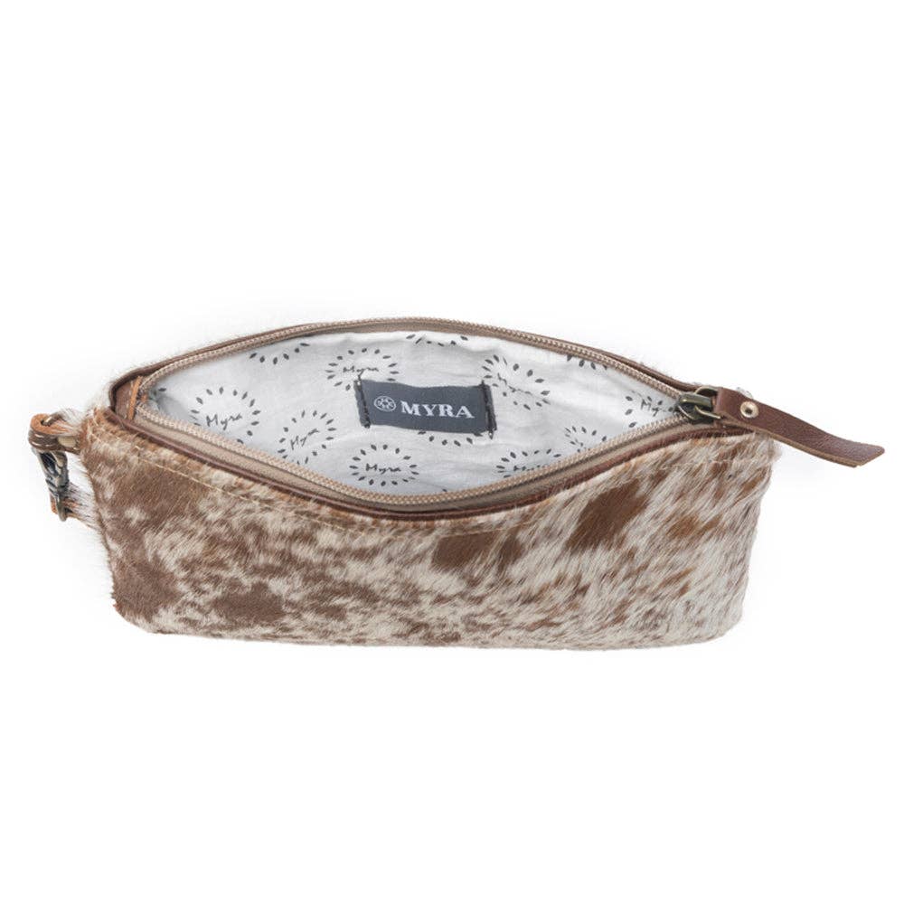 White & Brown Hairon Bag