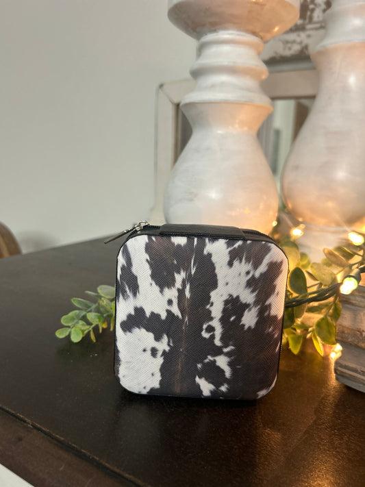 Cow Print Jewelry Box