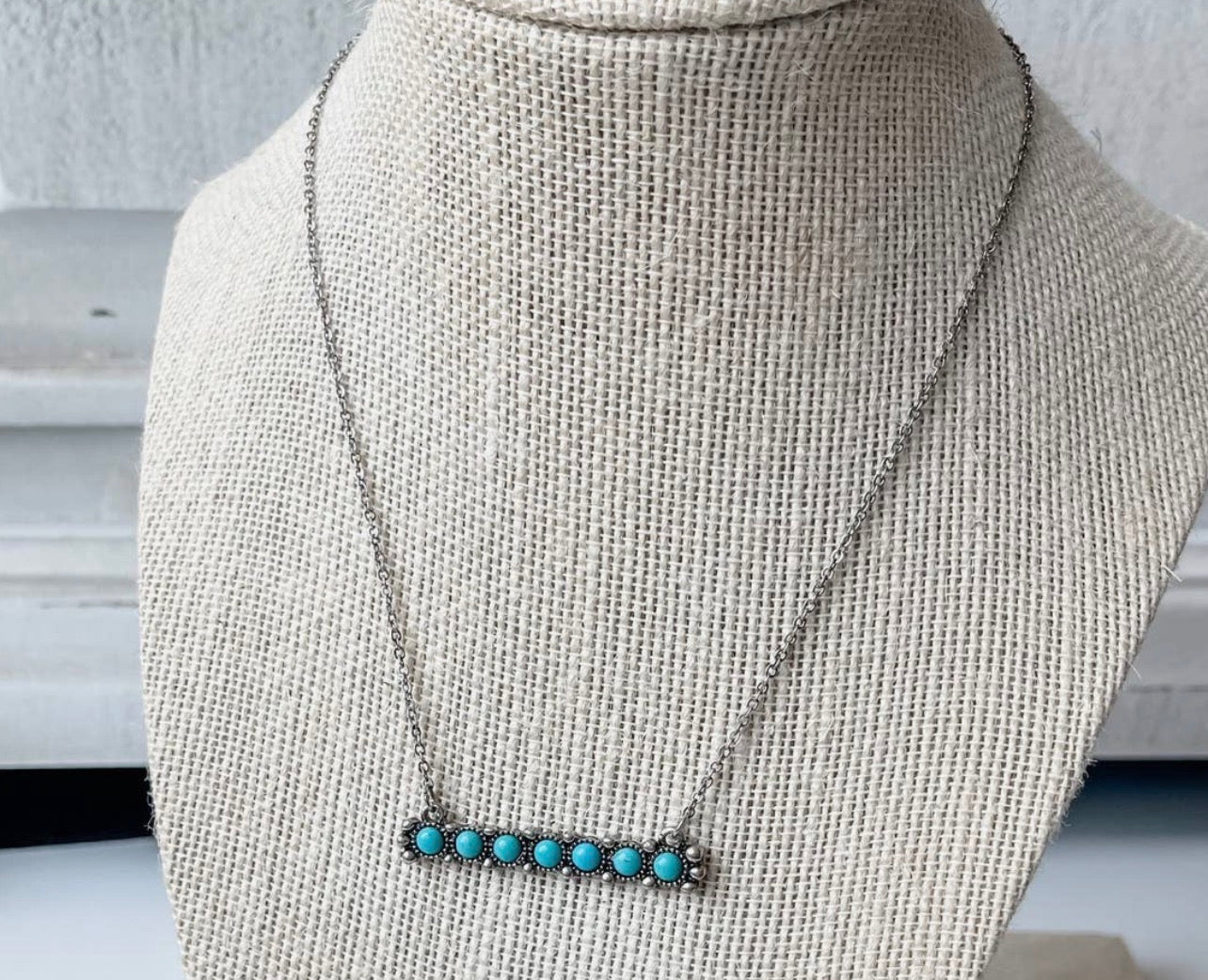 Stone Bar Necklace