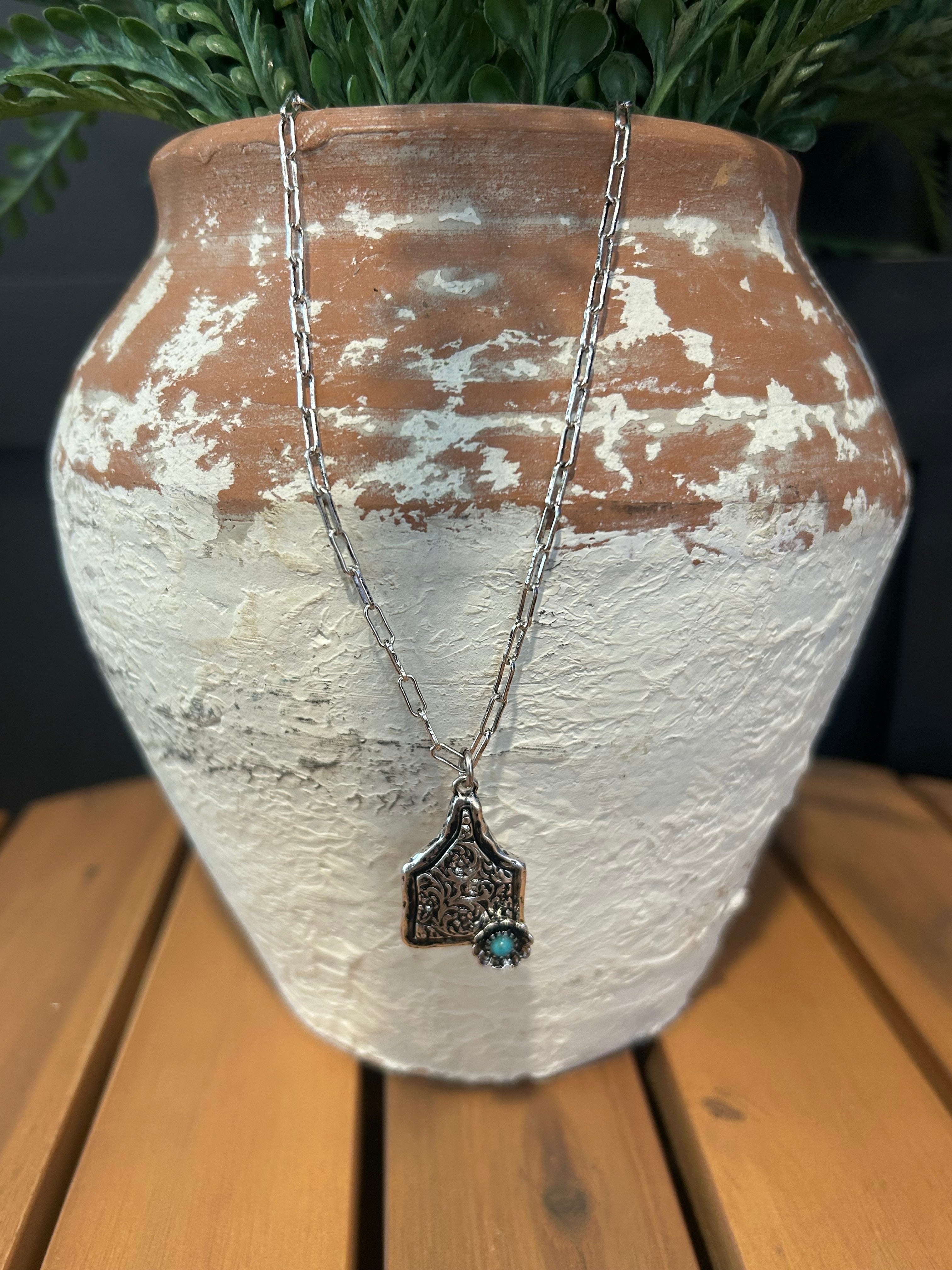 Engraved Tag Necklace