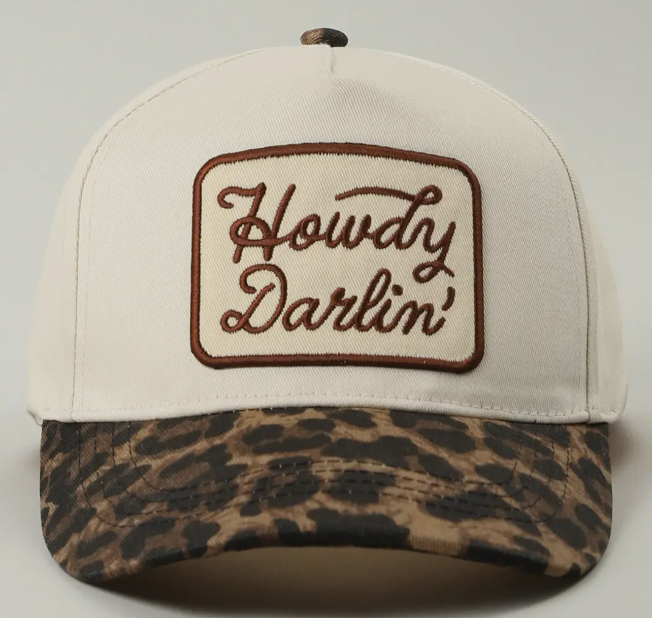Howdy Darlin’ Leopard Cap