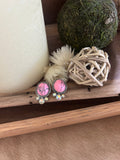 Pink Sparkle Studs