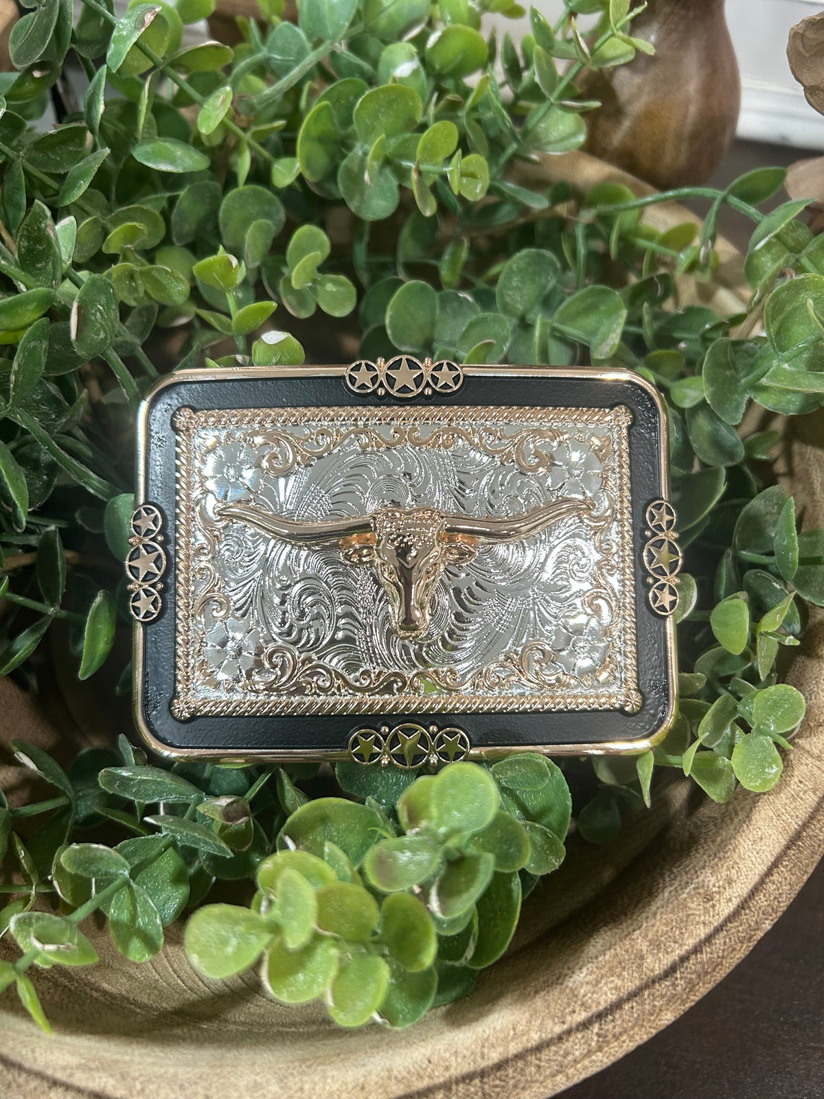 Longhorn Steer Belt Buckle