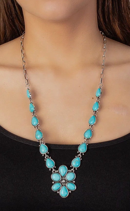 Turquoise Tears Necklace