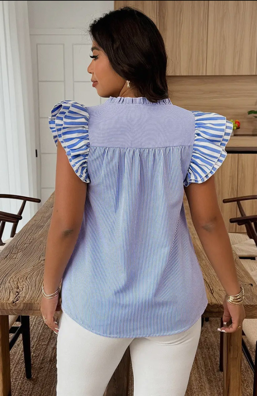Ruffles and Stripes Top