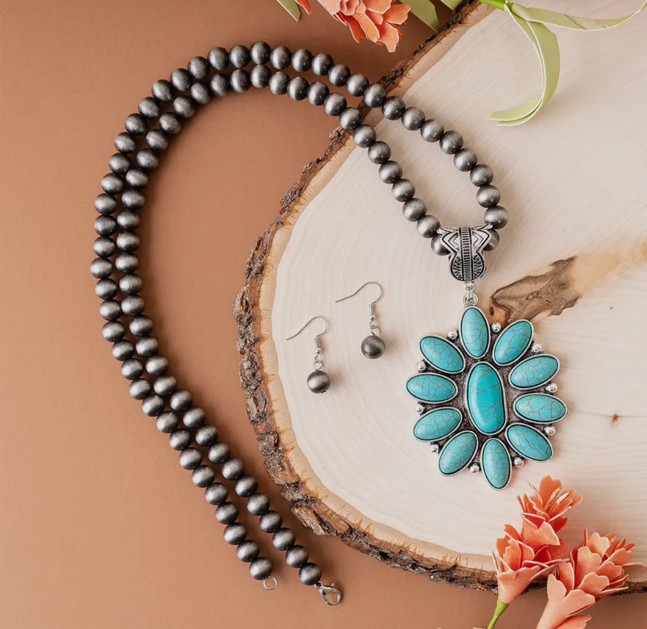 Turquoise Squash Necklace