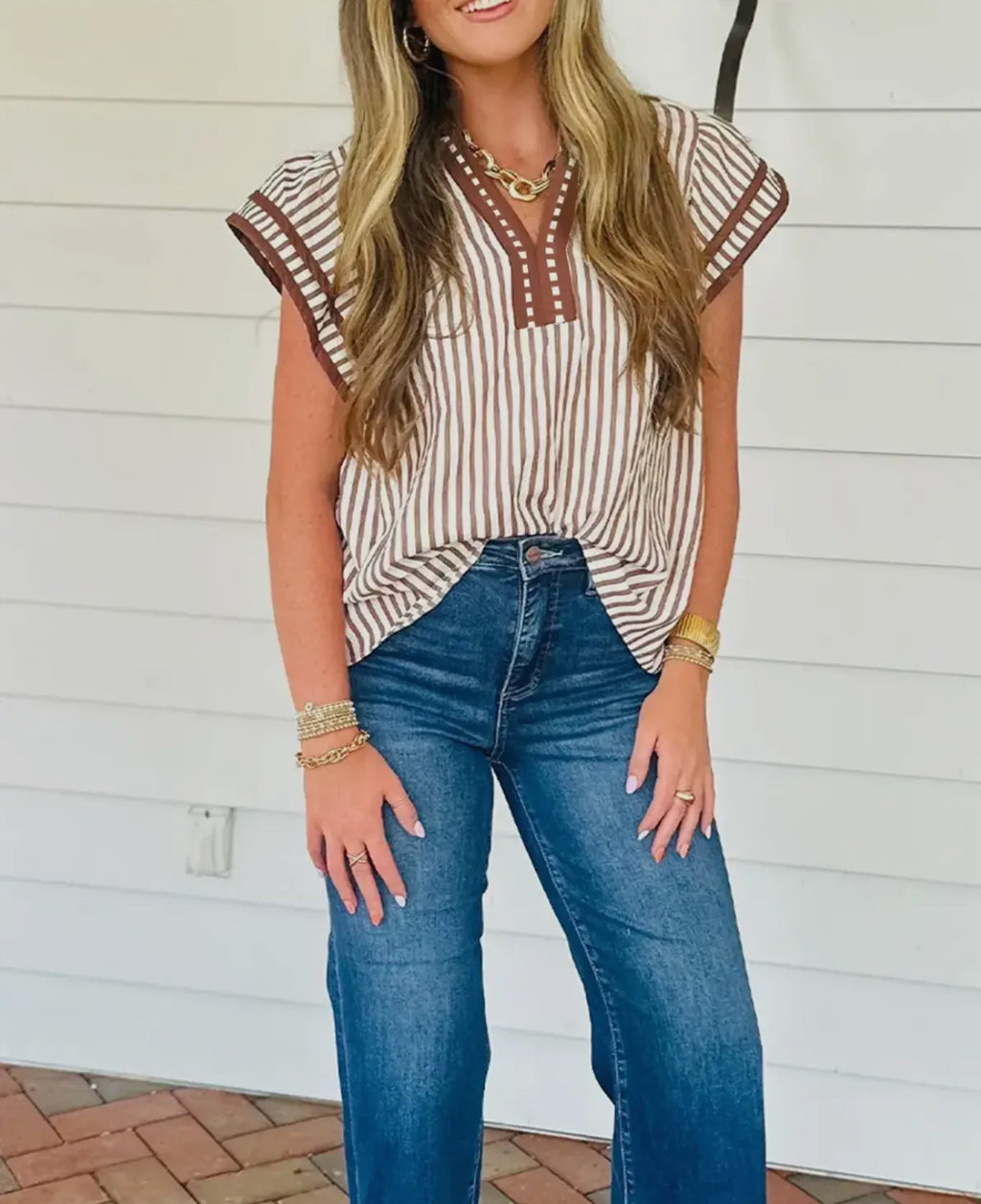 Chocolate Drizzle Top