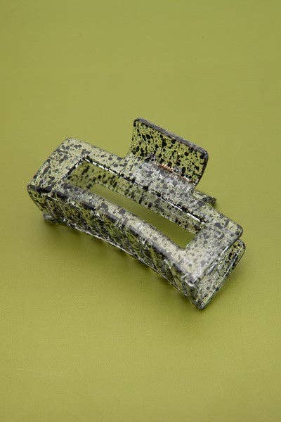 CLEAR SPECKLE HAIR CLIP