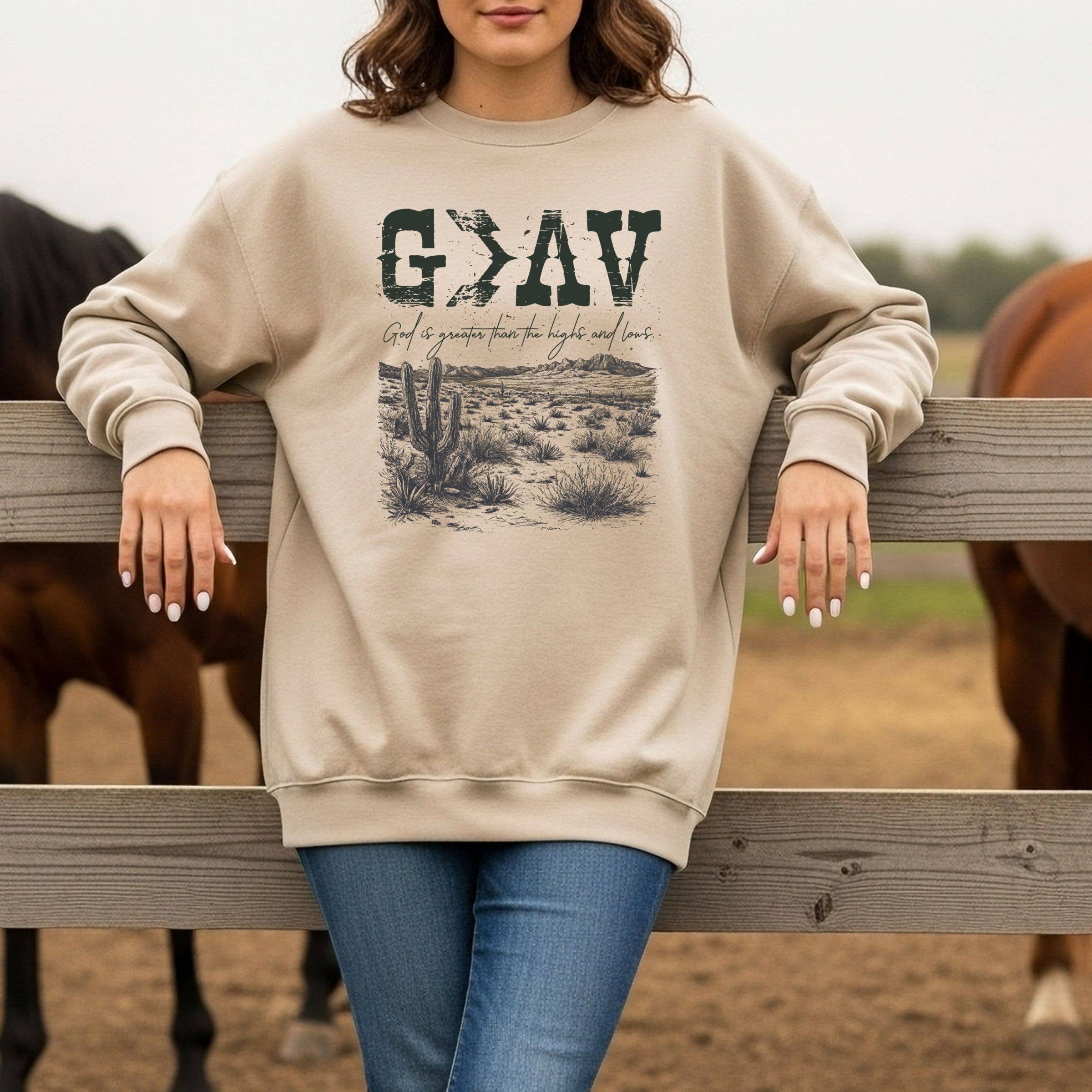 God is Greater Sweatshirt